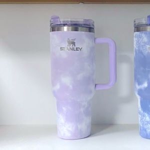 Purple tie dye Stanley cup!